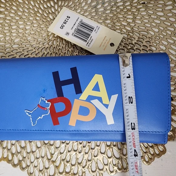 RADLEY LONDON BLUE LEATHER WALLET NWT - Picture 13 of 13